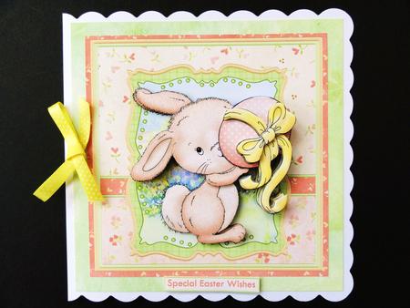 Eggstra Big Pressie Easter 8x8 Mini Kit & Decoupage by Valerie Spowart