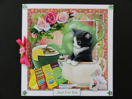 Morning Tea Sharing Topper with Decoupage by Valerie Spowart