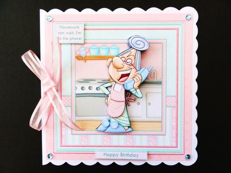 A Year Older Keep Calm & Phone a Friend 8x8 Mini Kit by Valerie Spowart