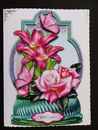 Oriental Tulips and Roses by Valerie Spowart