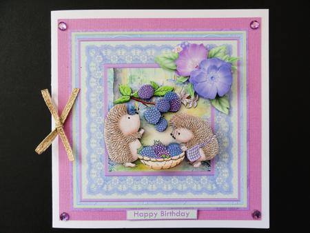 Hedgy Berry Treats 8x8 Mini Kit by Valerie Spowart