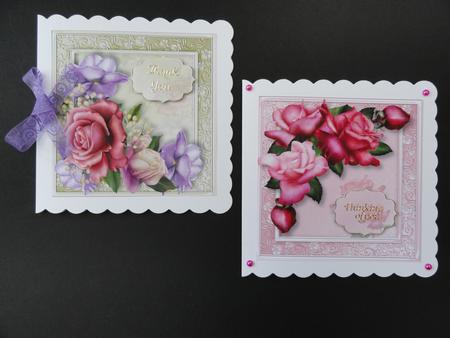 13 8x8 Quick Rose Toppers Bumper Kit by Valerie Spowart
