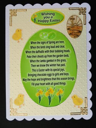 Three Easter Verse Toppers by Valerie Spowart