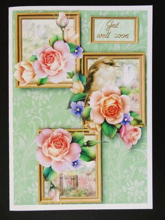 Spring Roses Frame Trio by Valerie Spowart
