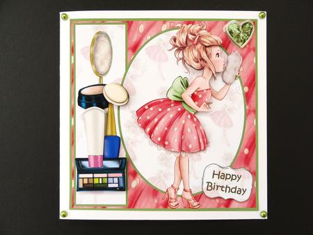 Experiment with Make Up 6x6 by Valerie Spowart