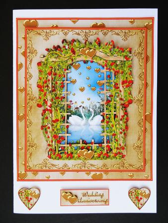 Golden Hearts Thee Page Mini-kit by Valerie Spowart