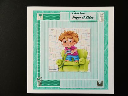 Son Grandson Mint Games by Valerie Spowart