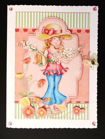 Fleur and Her Flowers Quick Card by Valerie Spowart
