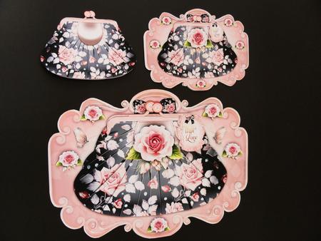 Fashion Floral Flower Purse by Valerie Spowart