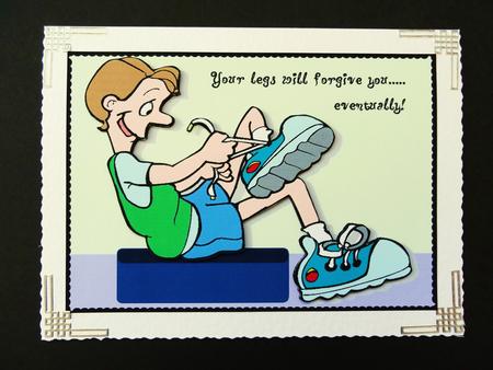 A4 - Good Luck in the Marathon 3 by Valerie Spowart