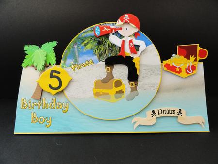 Standup Mini Kit - Ahoy Matey! Little Pirate #1 by Valerie Spowart