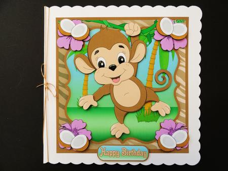 Monkey Business, Birthday Mini Kit by Valerie Spowart