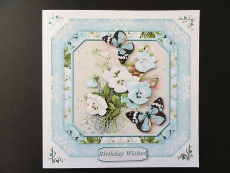 Shape Cardtopper 340 Blue by Valerie Spowart