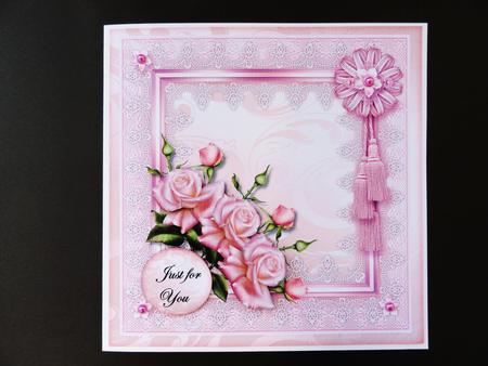 Lace Topper & Roses by Valerie Spowart