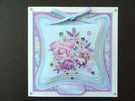 Shabby Chic Cluster - Curved Frame Card Mini Kit by Valerie Spowart