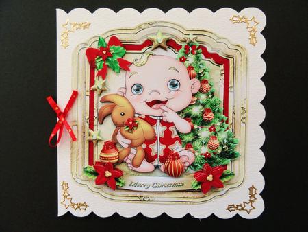 Merry Christmas Card for Kids by Valerie Spowart
