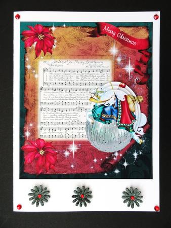 Christmas Song Topper with Layers by Valerie Spowart