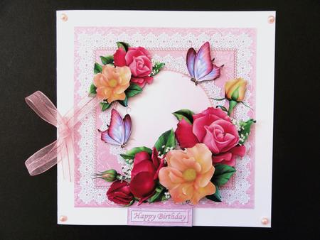8x8 Roses Roses Roses, 2 Mini Kit by Valerie Spowart