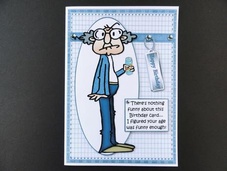Gus There's Nothing Funny About This Card Quick Card by Valerie Spowart