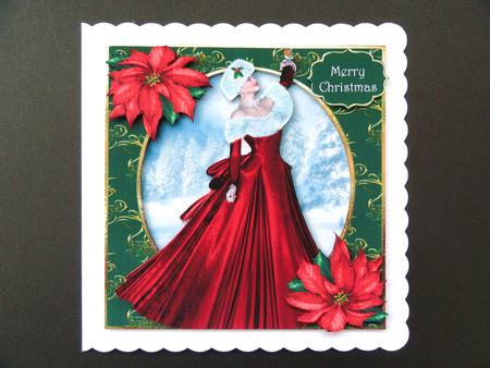 Red Poinsettia Winter Beauty by Valerie Spowart