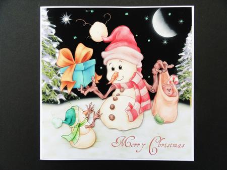 Cutie Christmas Backgrounds by Valerie Spowart