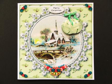 Christmas Dreams Card Topper 2 by Valerie Spowart