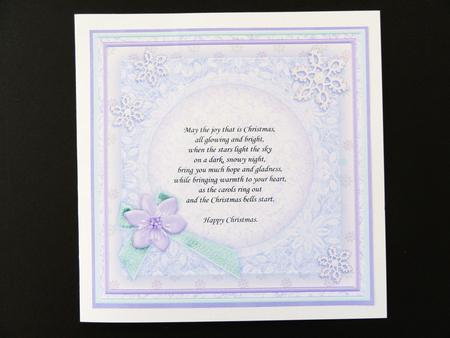 Christmas Insert for Lilac Baubles Collection by Valerie Spowart