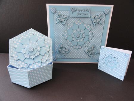 Soft Blue Gift Box Mini-kit by Valerie Spowart