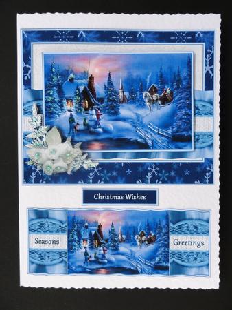 Christmas Winter Scene 2 by Valerie Spowart