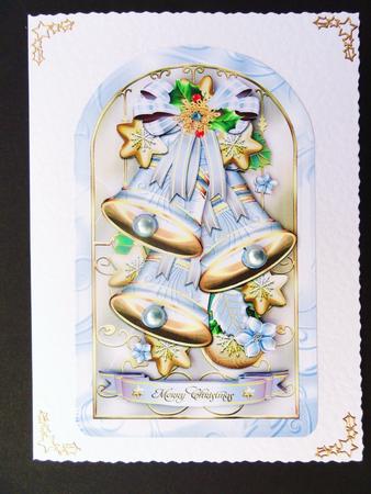 Winter Christmas Vintage Jingle Bells by Valerie Spowart