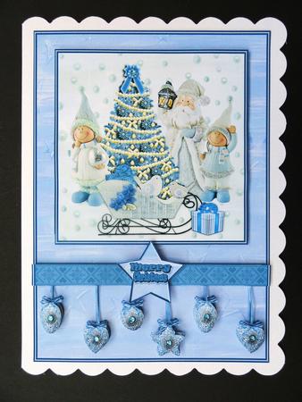 Waving to Father Christmas by Valerie Spowart