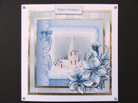 Christmas Bells Ring Out 7x7 Card by Valerie Spowart