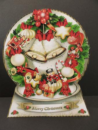 Festive Christmas Wreath by Valerie Spowart