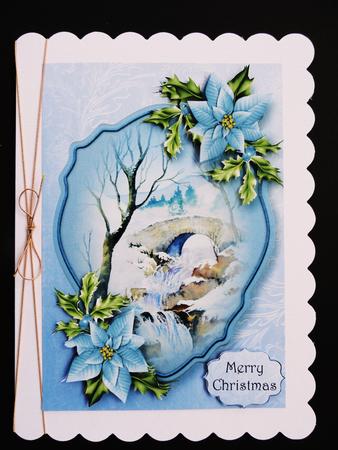 Snowy Lake District Bridge - A5 Topper by Valerie Spowart