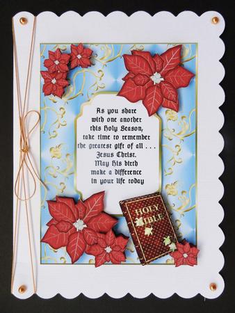 Christmas Verse Card 1 - Religious by Valerie Spowart