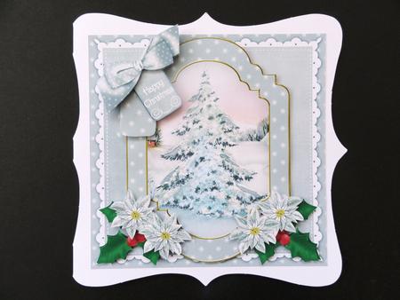 Snow Tree Happy Christmas 6in Christmas Step by Step by Valerie Spowart