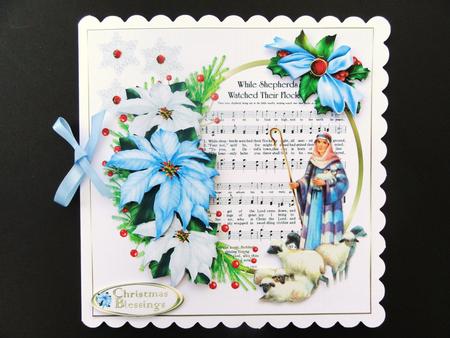 8x8 While Shepherds Watch Mini Kit by Valerie Spowart