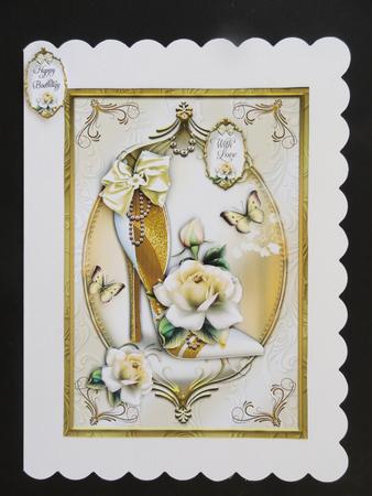 White Shoes for Lady Card Kit by Valerie Spowart