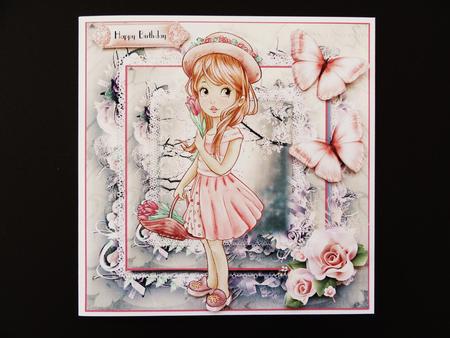 Flowers for You Card Front Kit by Valerie Spowart