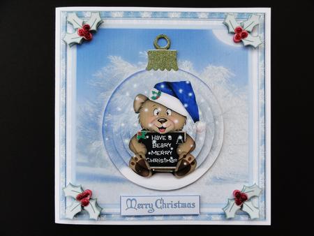 Beary Christmas Topper by Valerie Spowart