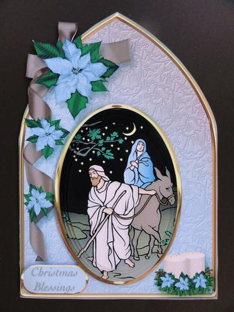 No Room at the Inn - Arched Card Mini Kit by Valerie Spowart