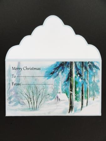 Church in the Snow Money Wallet by Valerie Spowart
