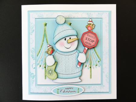 Santa Stop Here Chilly Mini Kit by Valerie Spowart