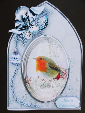 Little Robin Redbreast - Arched Card Mini Kit by Valerie Spowart
