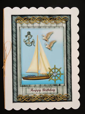 Male Card Nautic by Valerie Spowart