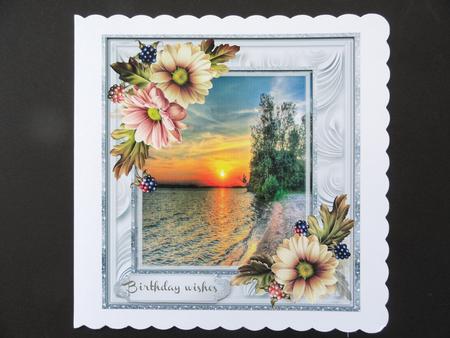 Beautiful Sunset on the Shore  by Valerie Spowart