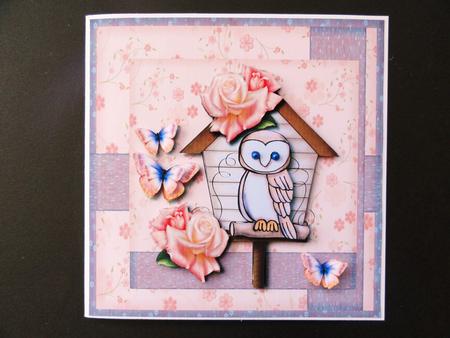 New Home Cute Owlhouse by Valerie Spowart