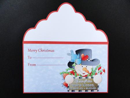 Snowman Flake Money Wallet by Valerie Spowart