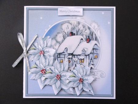 Vintage Cottage Card with Decoupage by Valerie Spowart