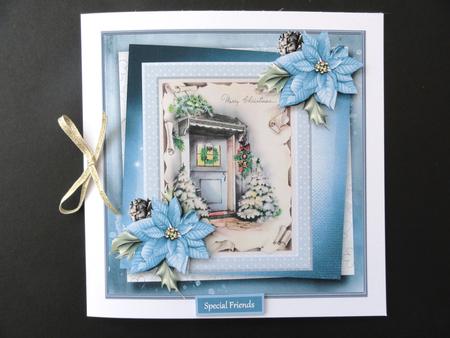 The Welcome Door Card with Decoupage by Valerie Spowart